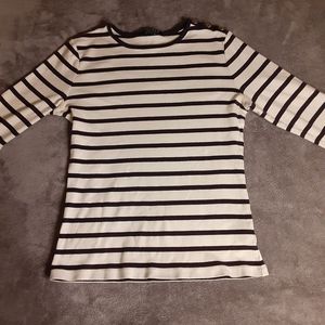 Lauren Ralph Lauren Stripped Long Sleeve Shirt